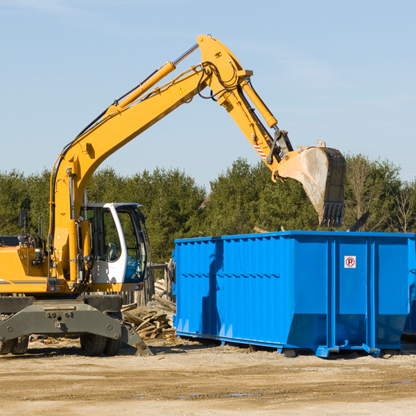 how many times can i have a residential dumpster rental emptied in Smith Corner CA